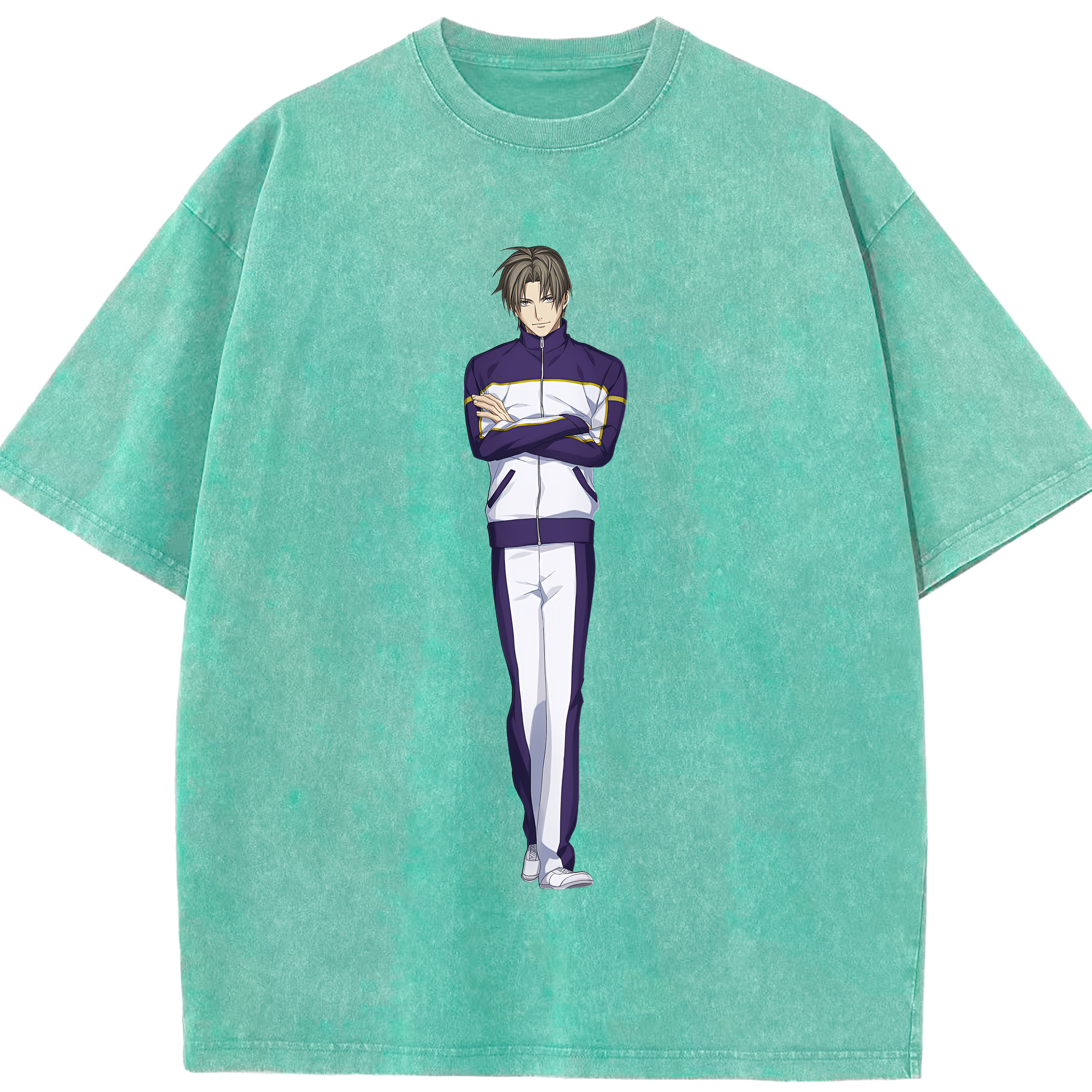 （画像用） 刀剣乱舞 Touken Ranbu 綿100% ヴィンテージ風 半袖Tシャツ（フロントプリント）
